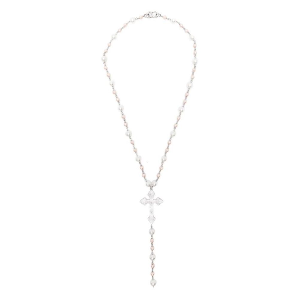Darkai White Necklaces Men